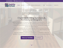 Tablet Screenshot of ap-surveyors.co.uk